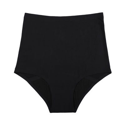 High-waist Leak-proof Seamless Tummy Control Underwear 4 Layer Menstrual Period Panties for Women